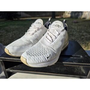 Nike Air Max 270 Women's Size 11 White Black Athletic Running Sneakers